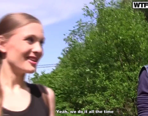 Русские пикаперы развели и трахнули телку за несколько баксов